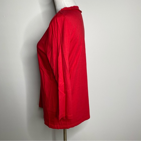 5/$25! Talbots red top size LP - Picture 4 of 6